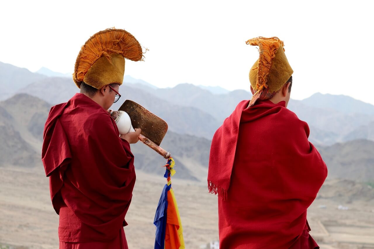 Monks in Ladakh, India