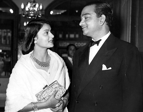 Man Singh and Gayatri Devi